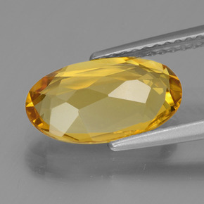Béryl doré Jaune doré naturelle Coupe ovale, 2.20 ct, VVS-VS