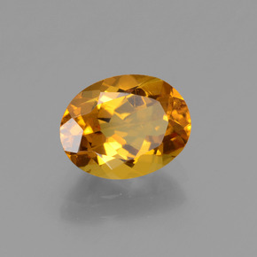 Béryl doré Jaune doré naturelle Coupe ovale, 1.74 ct, VVS-VS