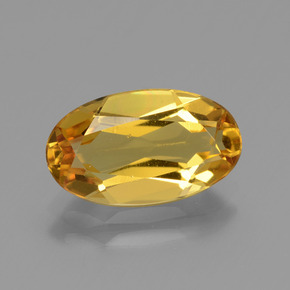 Béryl doré Doré foncé naturelle Coupe ovale, 2.29 ct, VVS-VS