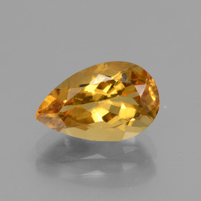 Béryl doré Jaune doré naturelle En forme de poire, 2.18 ct, VVS-VS