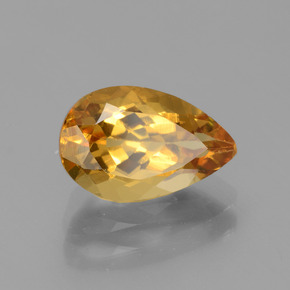 Béryl doré Jaune doré naturelle En forme de poire, 2.18 ct, VVS-VS