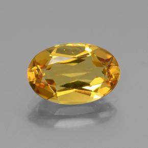 Béryl doré doré naturelle coupe ovale, 2,29 ct, VVS-VS