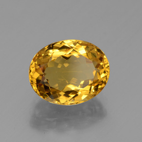Béryl doré or naturelle coupe ovale, 2,73 ct, VVS-VS