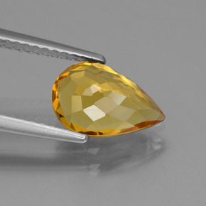 Béryl doré Jaune doré naturelle En forme de poire, 1.39 ct, VVS