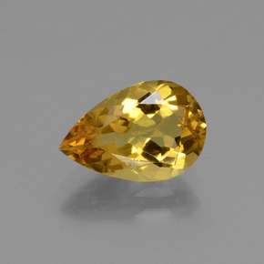 Béryl doré Jaune doré naturelle En forme de poire, 1.49 ct, VVS