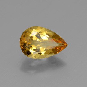 Béryl doré Jaune doré naturelle En forme de poire, 1.49 ct, VVS