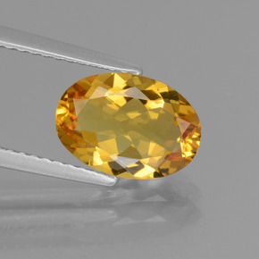 Béryl doré Jaune doré naturelle Coupe ovale, 1.81 ct, VVS-VS