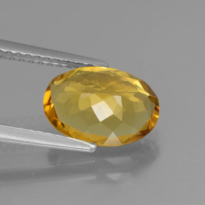 Béryl doré Jaune doré naturelle Coupe ovale, 1.81 ct, VVS-VS