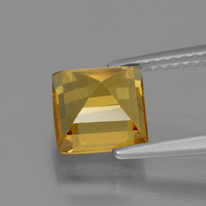 Béryl doré Jaune doré naturelle Carré, 1.77 ct, VVS-VS