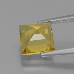 Béryl doré Jaune doré naturelle Carré, 1.98 ct, VVS-VS
