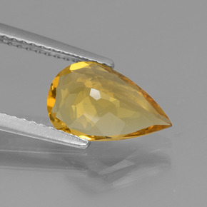 Béryl doré Jaune doré naturelle En forme de poire, 1.62 ct, VVS-VS