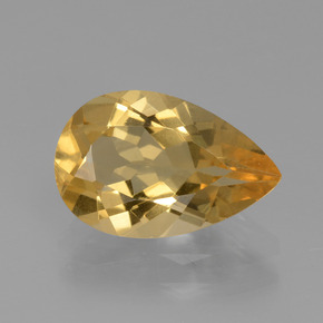 Béryl doré Jaune doré naturelle En forme de poire, 1.87 ct, VVS
