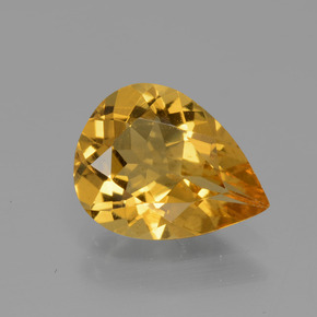 Béryl doré Jaune doré naturelle En forme de poire, 1.60 ct, VVS