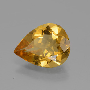 Béryl doré Jaune doré naturelle En forme de poire, 1.60 ct, VVS