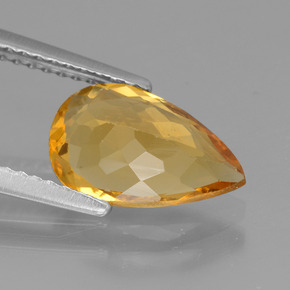 Béryl doré Jaune doré naturelle En forme de poire, 1.68 ct, VVS-VS