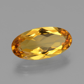 Béryl doré or naturelle coupe ovale, 2,94 ct, VVS-VS