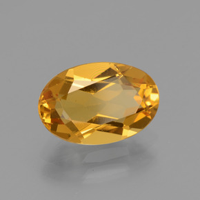 Béryl doré jaune naturelle coupe ovale, 2,31 ct, VVS-VS