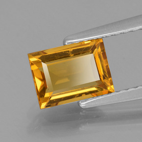 Béryl doré Jaune doré naturelle Baquette, 1.03 ct, VVS-VS