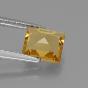 Béryl doré Jaune doré naturelle Carré, 1.17 ct, VVS-VS