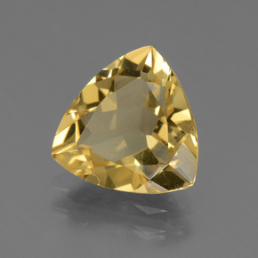 Béryl doré or naturelle trillion, 2,67 ct, VVS