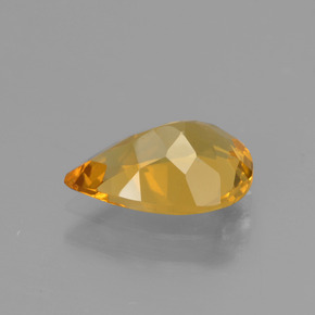 Béryl doré or naturelle en forme de poire, 1,38 ct, VVS-VS