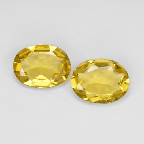 Achetez naturel 2,44ct jaune foncé béryl doré gems, coupe ovale, en provenance madagascar chez gemselect. en stock, livraison internationale!