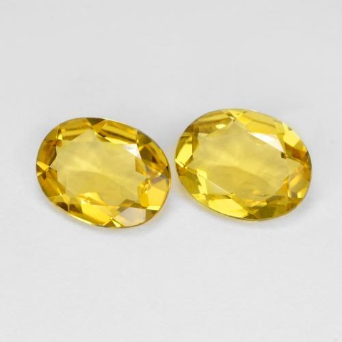 Achetez naturel 2,44ct jaune foncé béryl doré gems, coupe ovale, en provenance madagascar chez gemselect. en stock, livraison internationale!