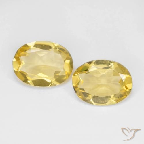 2.92ctw Naturel Jaune miel Béryl doré, ovale, VS