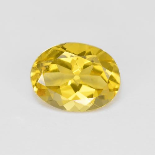 Béryl doré Jaune miel naturelle Coupe ovale, 1.92 ct, VS