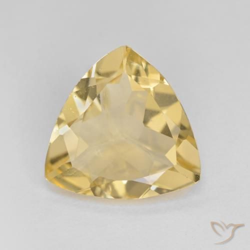 3.19ct Naturel Jaune moyen Béryl doré, Trillion, VS