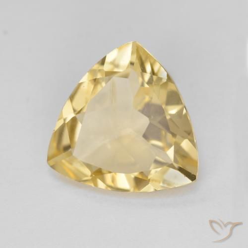 Béryl doré Jaune moyen naturelle Trillion, 3.19 ct, VS