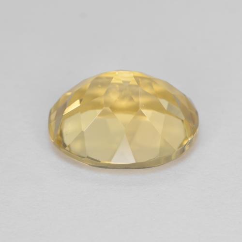 Béryl doré Jaune chaud naturelle Coupe ovale, 3.85 ct, VVS