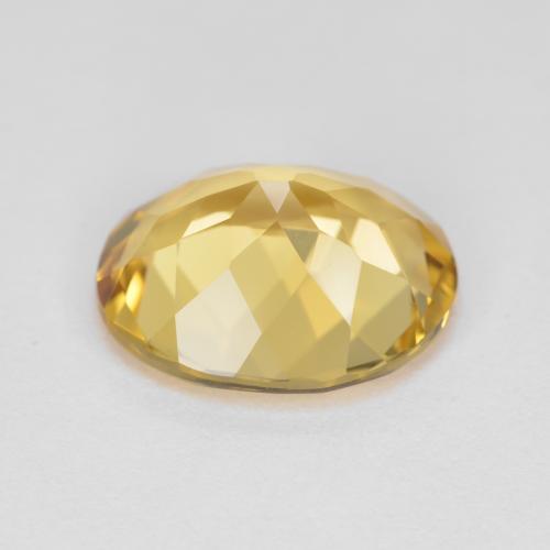 Béryl doré Jaune royal naturelle Coupe ovale, 3.92 ct, VVS