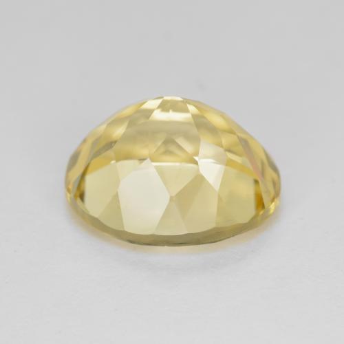 Béryl doré jaune naturelle coupe ovale, 5,20 ct, VVS-VS