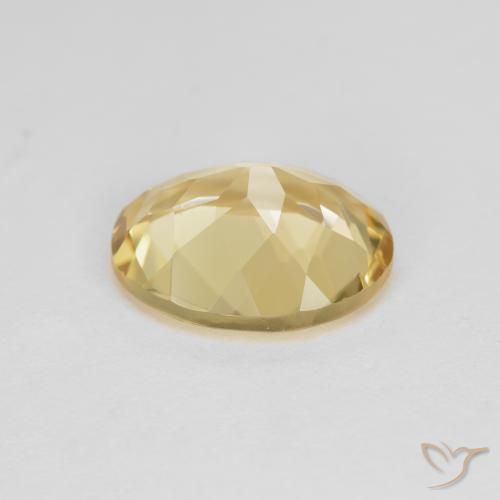 Béryl doré Jaune chaud naturelle ovale, 3.11 ct, VVS