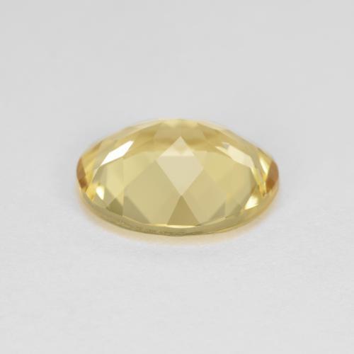 Béryl doré jaune naturelle coupe ovale, 3,12 ct, VVS