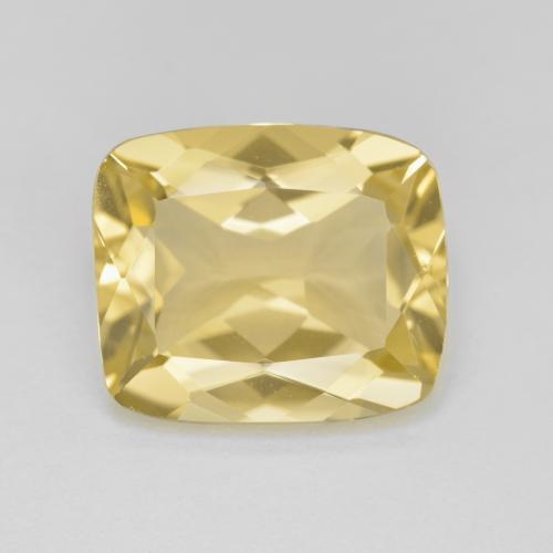 Béryl doré doré naturelle coupe coussin, 4,69 ct, VVS