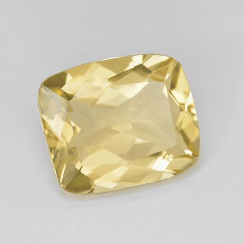 Béryl doré doré naturelle coupe coussin, 4,69 ct, VVS
