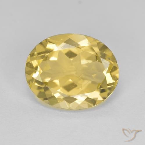 3.37ct Naturel Doré vif Béryl doré, ovale, VS