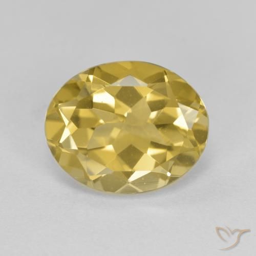 Béryl doré Doré jaunâtre naturelle Coupe ovale, 3.19 ct, VVS-VS