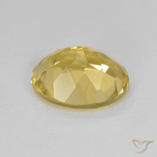 Béryl doré Doré jaunâtre naturelle Coupe ovale, 3.19 ct, VVS-VS