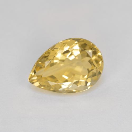 Béryl doré Jaune doré naturelle En forme de poire, 1.92 ct, VVS-VS