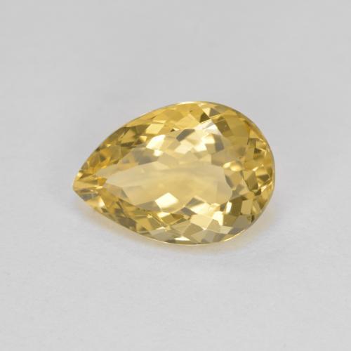 Béryl doré Jaune doré naturelle En forme de poire, 1.92 ct, VVS-VS