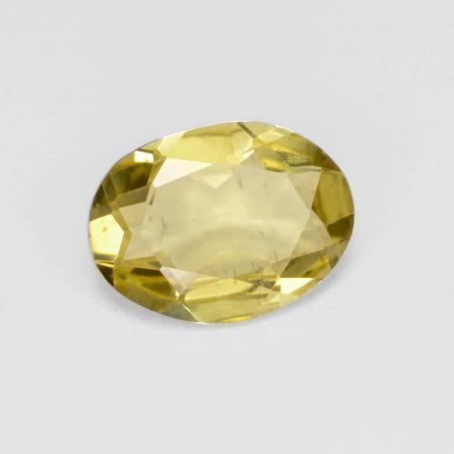 Béryl doré Jaune moyen naturelle Coupe ovale, 1.33 ct, VS