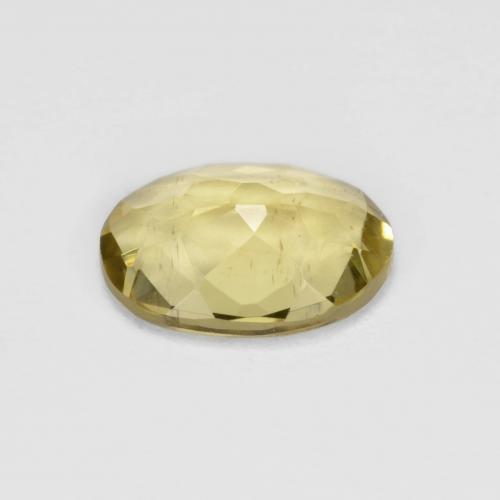 Béryl doré Jaune moyen naturelle Coupe ovale, 1.33 ct, VS