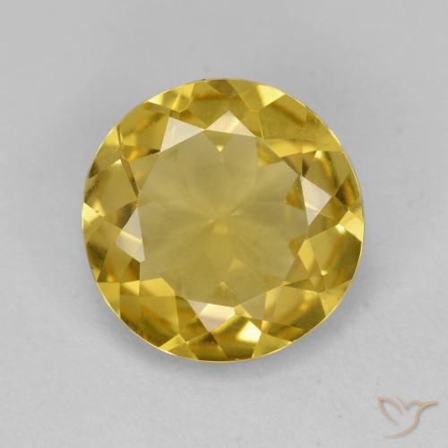 2.84ct Naturel Jaune miel Béryl doré, Tour, VVS