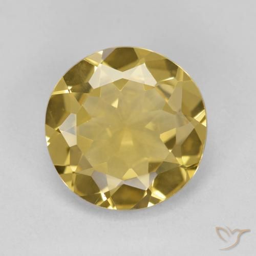 2.97ct Naturel Jaune Dijon Béryl doré, Tour, VVS
