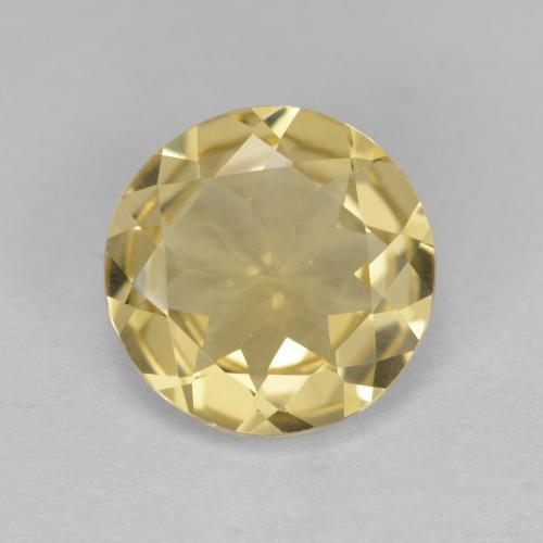 Béryl doré Jaune moyen naturelle Coupe roude, 2.67 ct, VVS-VS