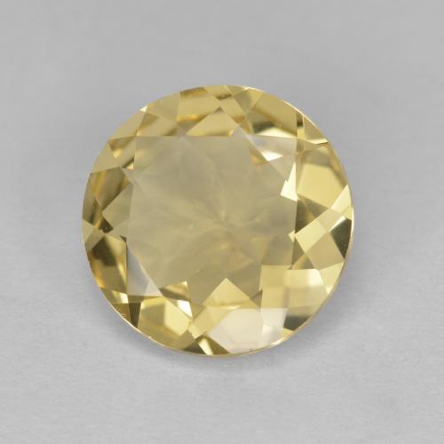 Béryl doré Jaune moyen naturelle Coupe roude, 2.67 ct, VVS-VS