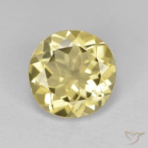 2.85ct Naturel Jaune clair Béryl doré, Tour, VVS